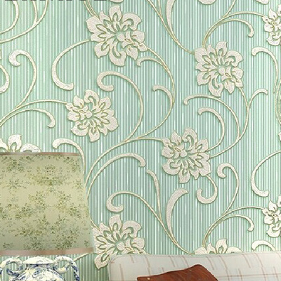 慕澜雪植绒墙纸GF9021 优雅家居的艺术点缀